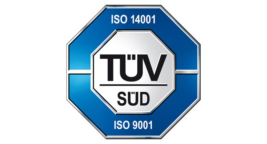 ISO 90001 / 140001 TUV® logo